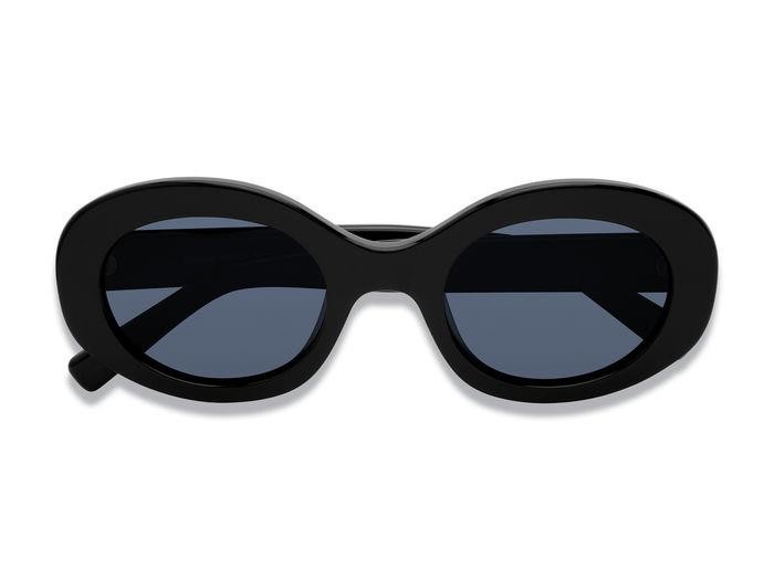 Sunglasses Privé Revaux Moderno/S 206872 (D51 C3) color black blue shape round lenses blue polarized