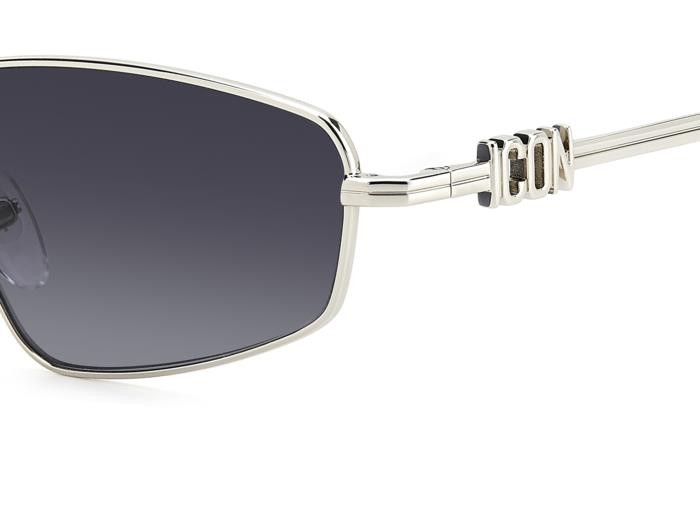 Sonnenbrillen Dsquared2 Icon 0015/S 206877 (010 9O) farbe palladium form navigator gläser dark grey shaded
