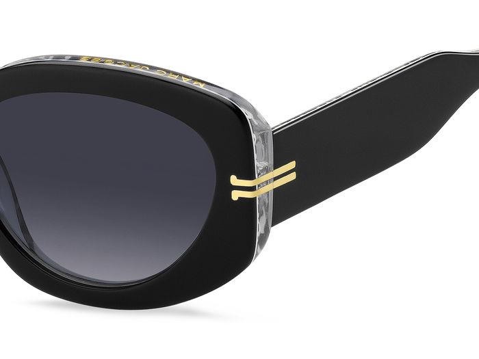 Sonnenbrillen Marc Jacobs Mj 1099/S 206890 (TAY 9O) farbe black pattern white form rechteckig gläser dark grey shaded