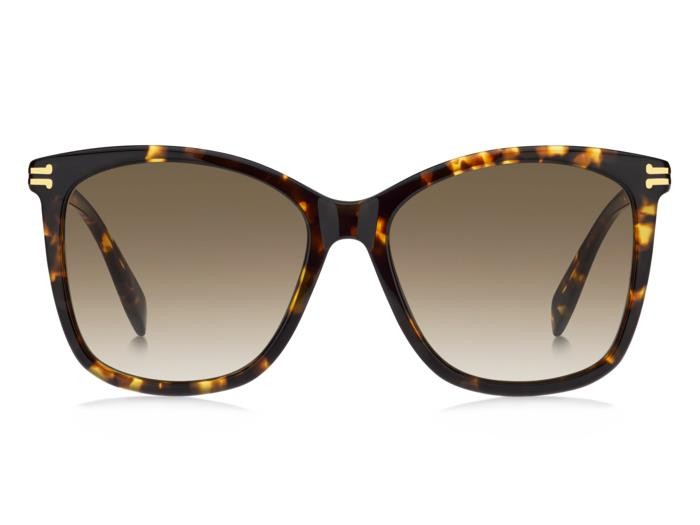 Sunglasses Marc Jacobs Mj 1106/S 206893 (086 HA) color havana shape cat eye lenses brown shaded