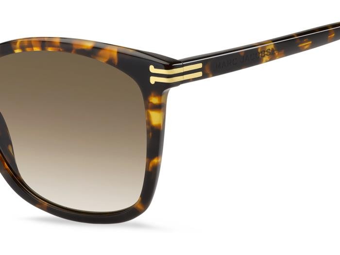 Sunglasses Marc Jacobs Mj 1106/S 206893 (086 HA) color havana shape cat eye lenses brown shaded