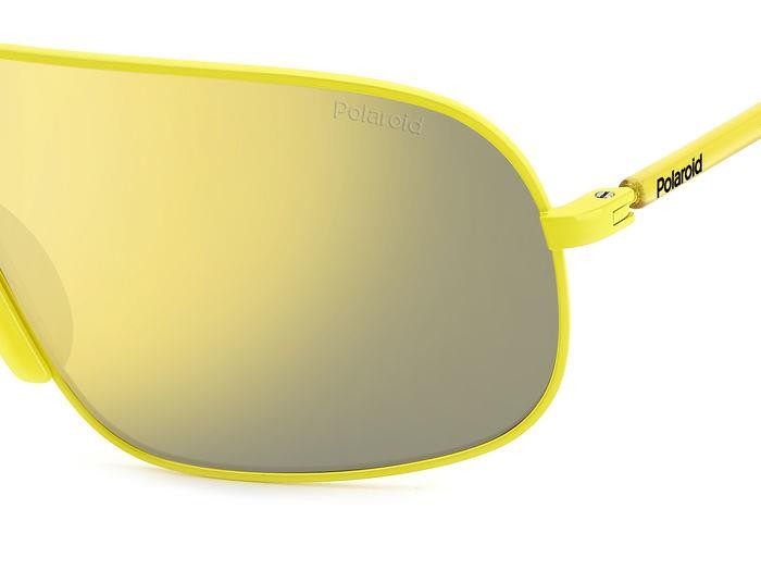 Sonnenbrillen Polaroid Pld 6222/S 206894 (40G LM) farbe yellow form maske gläser grey gold multilayer polarized