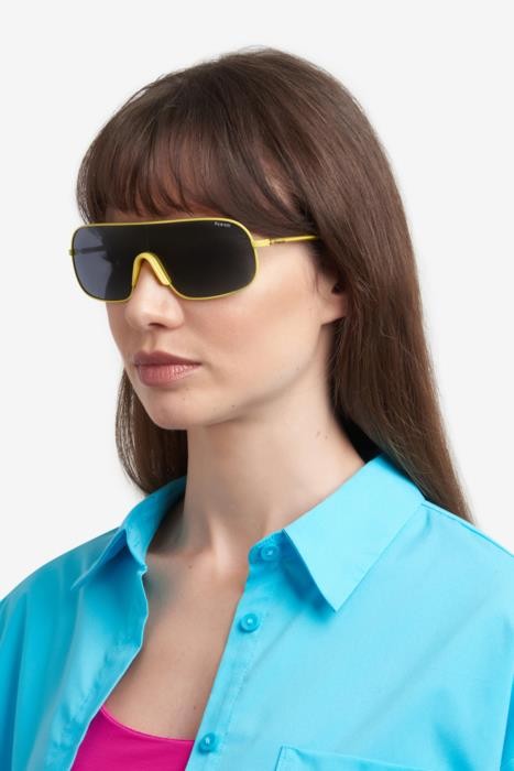 Sonnenbrillen Polaroid Pld 6222/S 206894 (40G LM) farbe yellow form maske gläser grey gold multilayer polarized