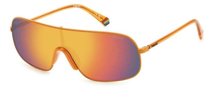 Sonnenbrillen Polaroid Pld 6222/S 206894 (L7Q OZ) farbe orange form maske gläser red multilayer polarized