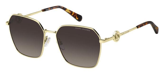 Sonnenbrillen Marc Jacobs 729/S 206895 (06J HA) farbe gold havana form quadratisch gläser brown shaded