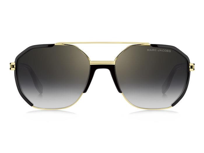 Occhiali da sole Marc Jacobs 749/S 206898 (RHL FQ) colore gold black_ forma navigator lenti grey shaded gold mirror