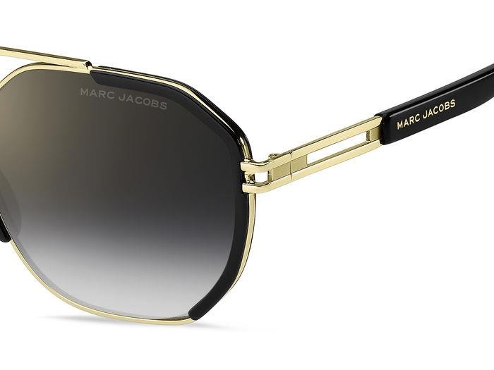 Occhiali da sole Marc Jacobs 749/S 206898 (RHL FQ) colore gold black_ forma navigator lenti grey shaded gold mirror
