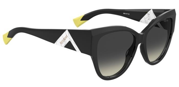 Sonnenbrillen Missoni Mis 0171/S 206902 (807 PR) farbe black form cat-eye gläser grey brown doubleshade