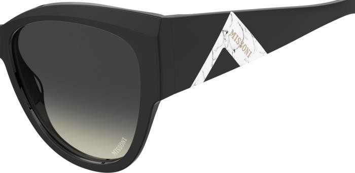 Sonnenbrillen Missoni Mis 0171/S 206902 (807 PR) farbe black form cat-eye gläser grey brown doubleshade