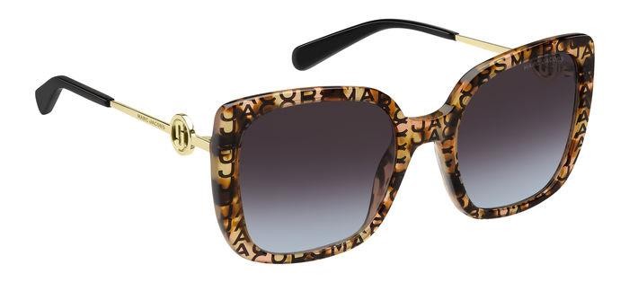 Sonnenbrillen Marc Jacobs 727/S 206917 (H7P 98) farbe pattern havana form quadratisch gläser brown teal