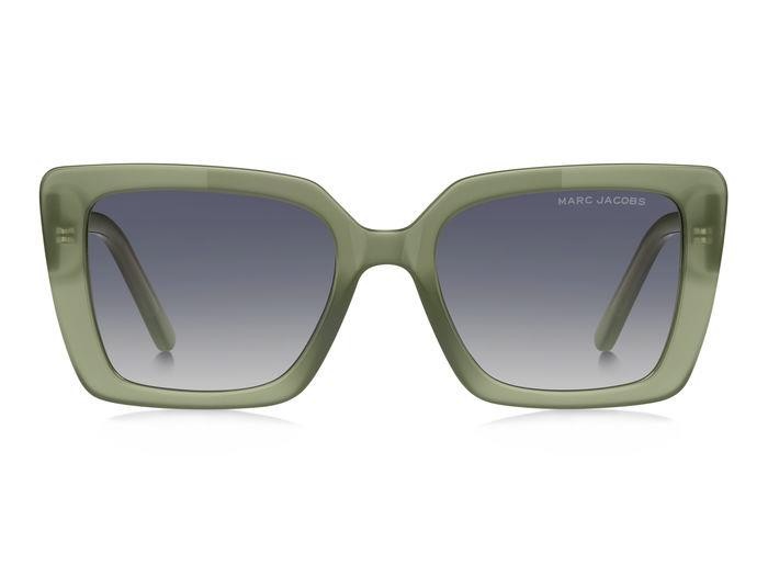 Sonnenbrillen Marc Jacobs 733/S 206923 (1ED GB) farbe green form quadratisch gläser grey azure
