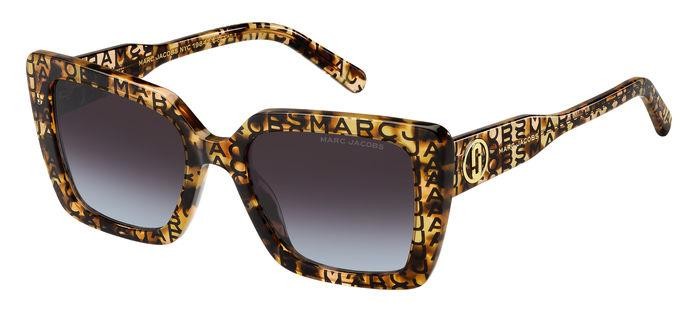 Sunglasses Marc Jacobs 733/S 206923 (H7P 98) color pattern havana shape square lenses brown teal