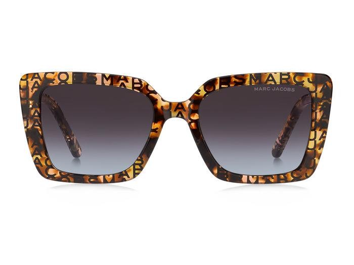 Sunglasses Marc Jacobs 733/S 206923 (H7P 98) color pattern havana shape square lenses brown teal