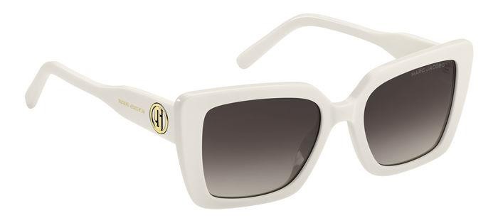 Occhiali da sole Marc Jacobs 733/S 206923 (SZJ HA) colore ivory forma quadrato lenti brown shaded