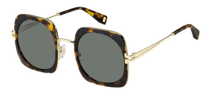 Sonnenbrillen Marc Jacobs Mj 1101/S 206925 (086 QT) farbe havana form quadratisch gläser green