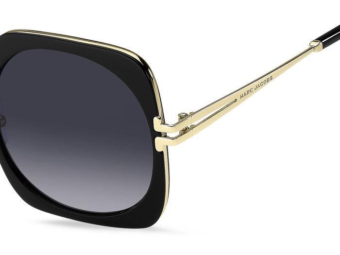 Sonnenbrillen Marc Jacobs Mj 1101/S 206925 (807 9O) farbe black form quadratisch gläser dark grey shaded