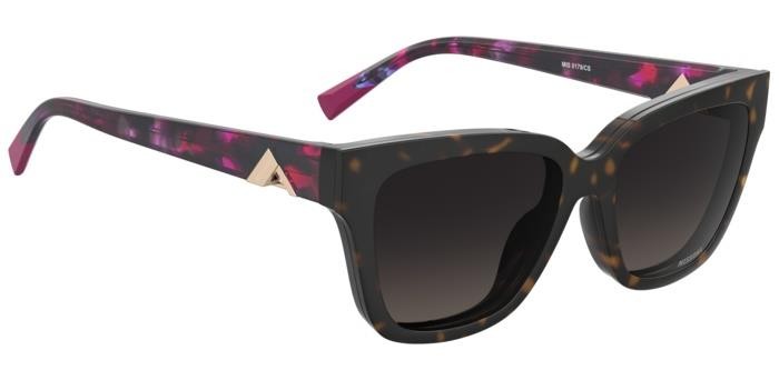 Occhiali da vista Missoni Mis 0179/CS 206928 (086 XW) colore havana forma quadrato lenti violet shaded polarized