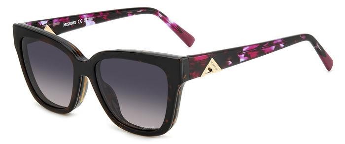 Occhiali da vista Missoni Mis 0179/CS 206928 (086 XW) colore havana forma quadrato lenti violet shaded polarized