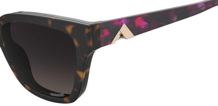 Occhiali da vista Missoni Mis 0179/CS 206928 (086 XW) colore havana forma quadrato lenti violet shaded polarized