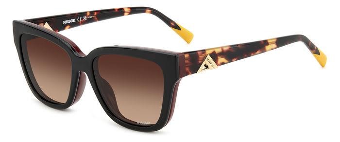 Occhiali da vista Missoni Mis 0179/CS 206928 (LHF LA) colore burgundy forma quadrato lenti brown shaded polarized
