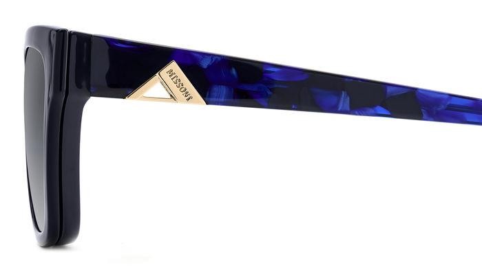 Occhiali da vista Missoni Mis 0179/CS 206928 (PJP LB) colore blue forma quadrato lenti green shaded polarized