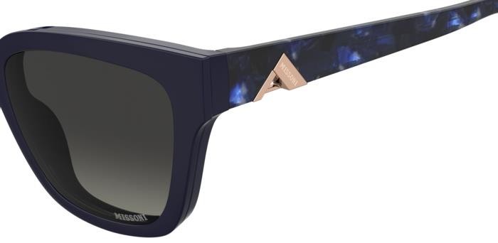 Occhiali da vista Missoni Mis 0179/CS 206928 (PJP LB) colore blue forma quadrato lenti green shaded polarized