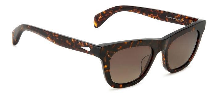 Sonnenbrillen Rag & Bone Rnb1086/S 206938 (086 HA) farbe havana form quadratisch gläser brown shaded