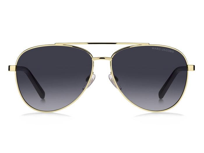Sonnenbrillen Marc Jacobs 760/S 206956 (RHL 9O) farbe gold black_ form aviator gläser dark grey shaded
