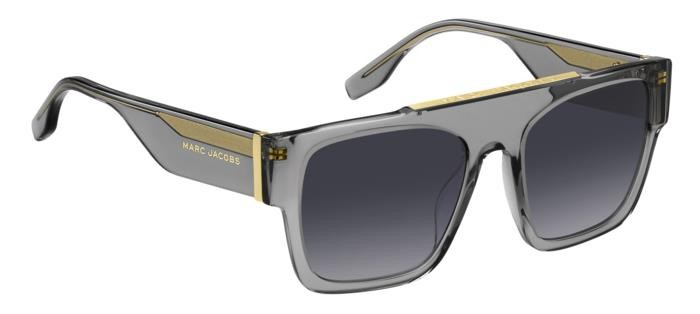 Sonnenbrillen Marc Jacobs 757/S 206959 (KB7 9O) farbe grey form quadratisch gläser dark grey shaded