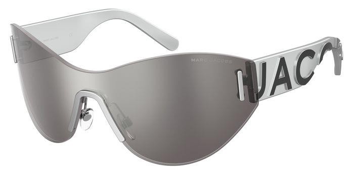 Sonnenbrillen Marc Jacobs 737/S 206960 (YB7 T4) farbe silver form maske gläser silver mirror
