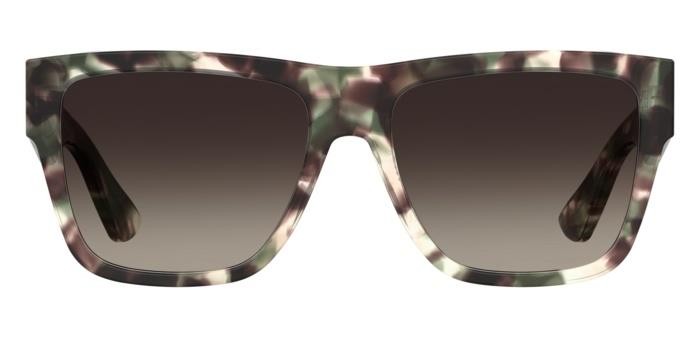 Sonnenbrillen Moschino Mos167/S 206966 (D1U HA) farbe brown green havana form quadratisch gläser brown shaded