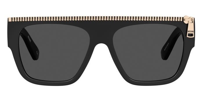 Occhiali da sole Moschino Mos165/S 206971 (807 IR) colore black forma quadrato lenti grey