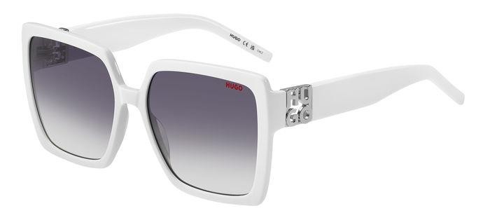 Sunglasses Hugo Hg 1285/S 206977 (VK6 9O) color white shape square lenses dark grey shaded