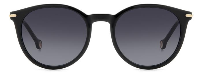 Occhiali da sole Carolina Herrera Her 0230/S 206980 (807 9O) colore black forma pantos lenti dark grey shaded