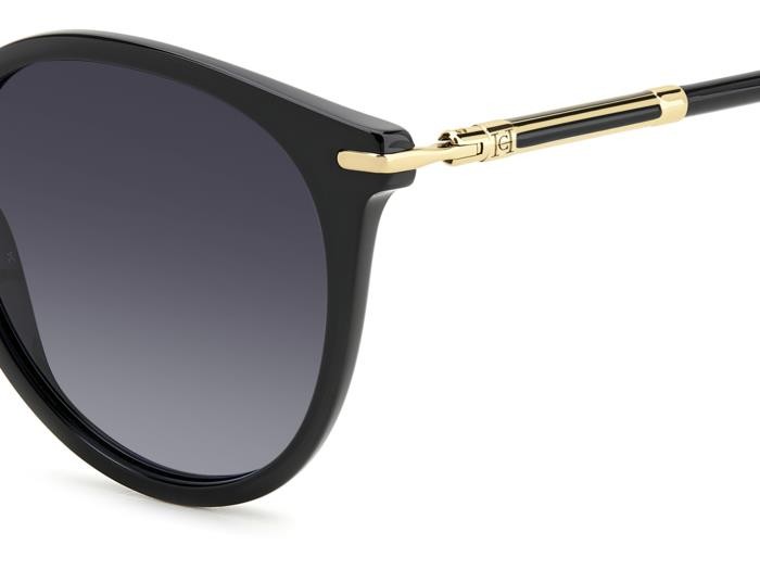 Occhiali da sole Carolina Herrera Her 0230/S 206980 (807 9O) colore black forma pantos lenti dark grey shaded