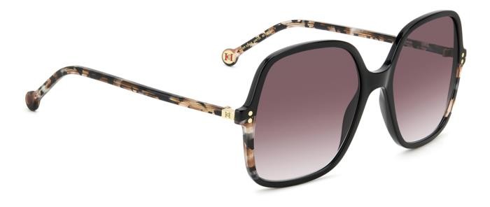 Sonnenbrillen Carolina Herrera Her 0244/S 206982 (WR7 3X) farbe black havana form quadratisch gläser pink doubleshade