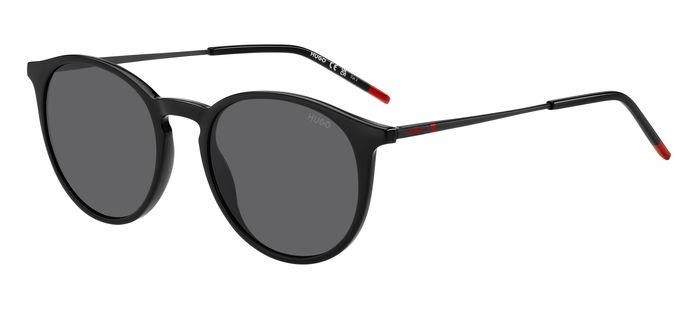 Sunglasses Hugo Hg 1286/S 207000 (OIT IR) color black red shape round lenses grey