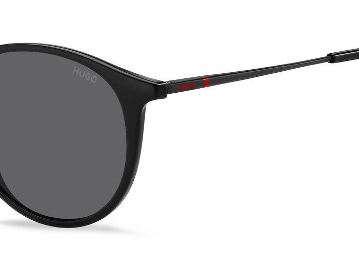 Sunglasses Hugo Hg 1286/S 207000 (OIT IR) color black red shape round lenses grey