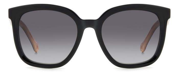 Occhiali da sole Carolina Herrera Her 0225/G 207075 (3H2 9O) colore black pink forma quadrato lenti dark grey shaded