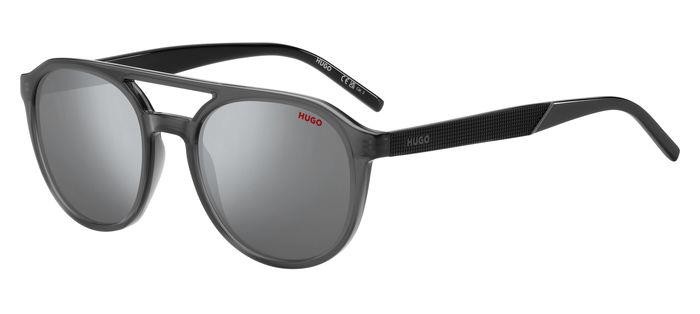 Sonnenbrillen Hugo Hg 1305/S 207078 (KB7 T4) farbe grey form rund gläser silver mirror