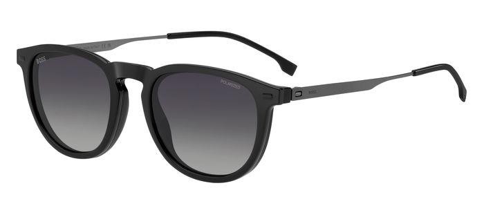 Brillen Hugo Boss 1640/CS 207092 (284 LB) farbe black ruthenium form pantos gläser green shaded polarized