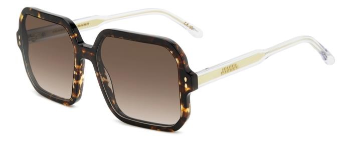 Sunglasses Isabel Marant Im 0163/S 207098 (086 HA) color havana shape square lenses brown shaded