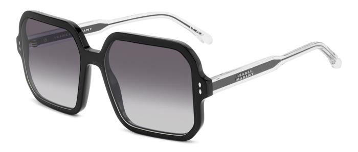 Sunglasses Isabel Marant Im 0163/S 207098 (807 9O) color black shape square lenses dark grey shaded
