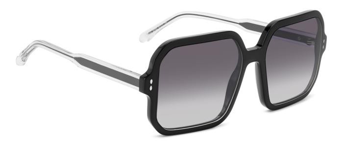 Sunglasses Isabel Marant Im 0163/S 207098 (807 9O) color black shape square lenses dark grey shaded