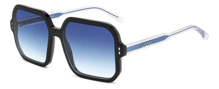 Sonnenbrillen Isabel Marant Im 0163/S 207098 (807 GB) farbe black form quadratisch gläser grey azure