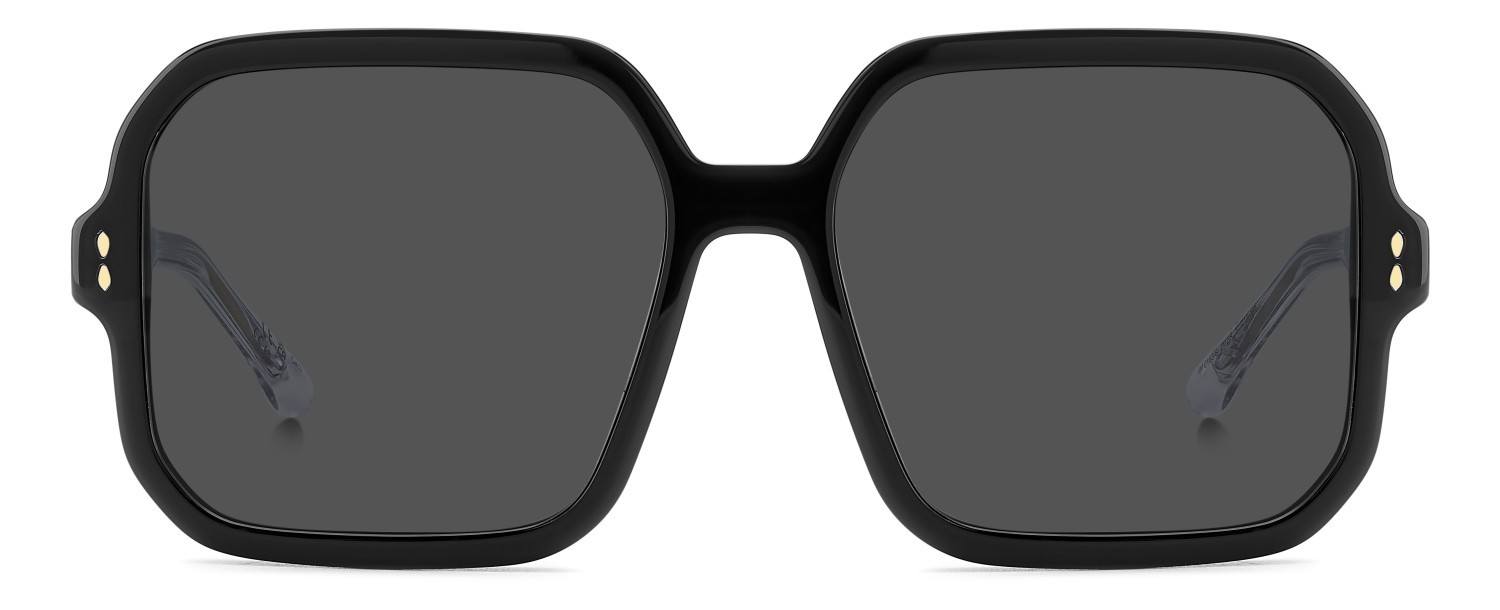 Sonnenbrillen Isabel Marant Im 0163/S 207098 2M2 IR farbe black gold form quadratisch gläser grey