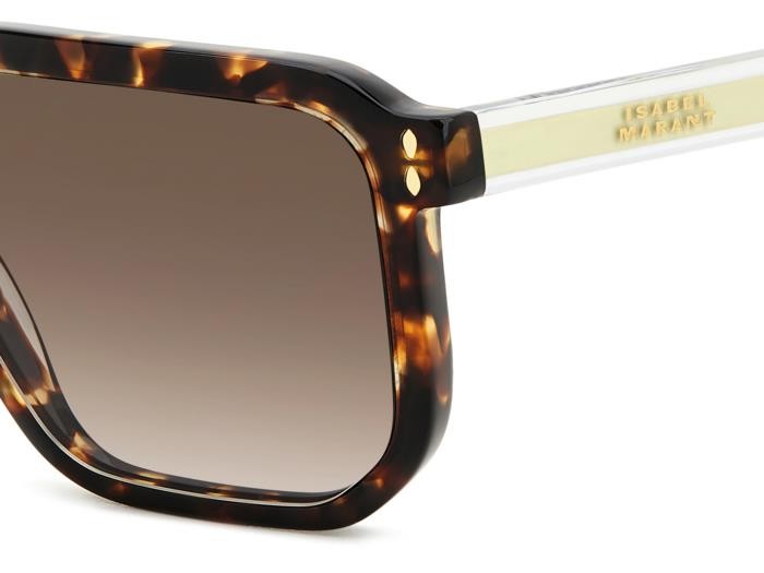 Sonnenbrillen Isabel Marant Im 0165/S 207101 (086 HA) farbe havana form quadratisch gläser brown shaded