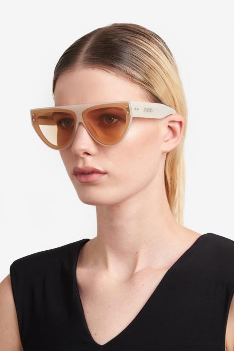 Sonnenbrillen Isabel Marant Im 0171/G 207117 (SZJ HO) farbe ivory form quadratisch gläser yellow