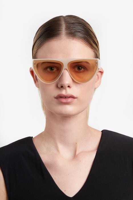 Sonnenbrillen Isabel Marant Im 0171/G 207117 (SZJ HO) farbe ivory form quadratisch gläser yellow