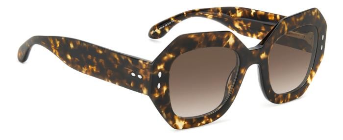 Sunglasses Isabel Marant Im 0173/S 207119 (086 HA) color havana shape geometric lenses brown shaded